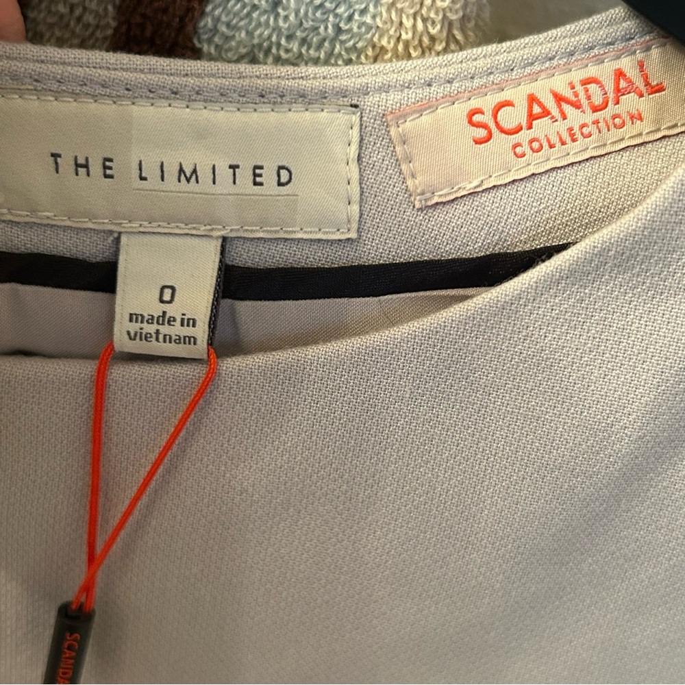 🆕 NWT Olivia Pope The Limited SCANDAL Collection Grey Sheath Dress Pencil - Picture 4 of 12